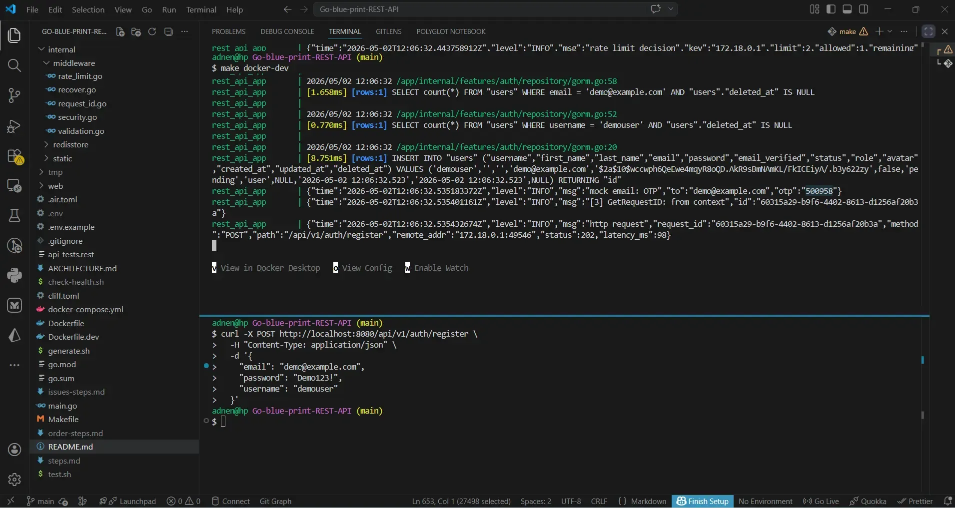 vscode Screenshot